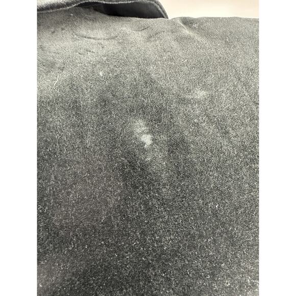 *Flaw Lily Pulitzer Velvet Rhinestone Button Cropped Jacket Black Womens Size 10 - Picture 9 of 16